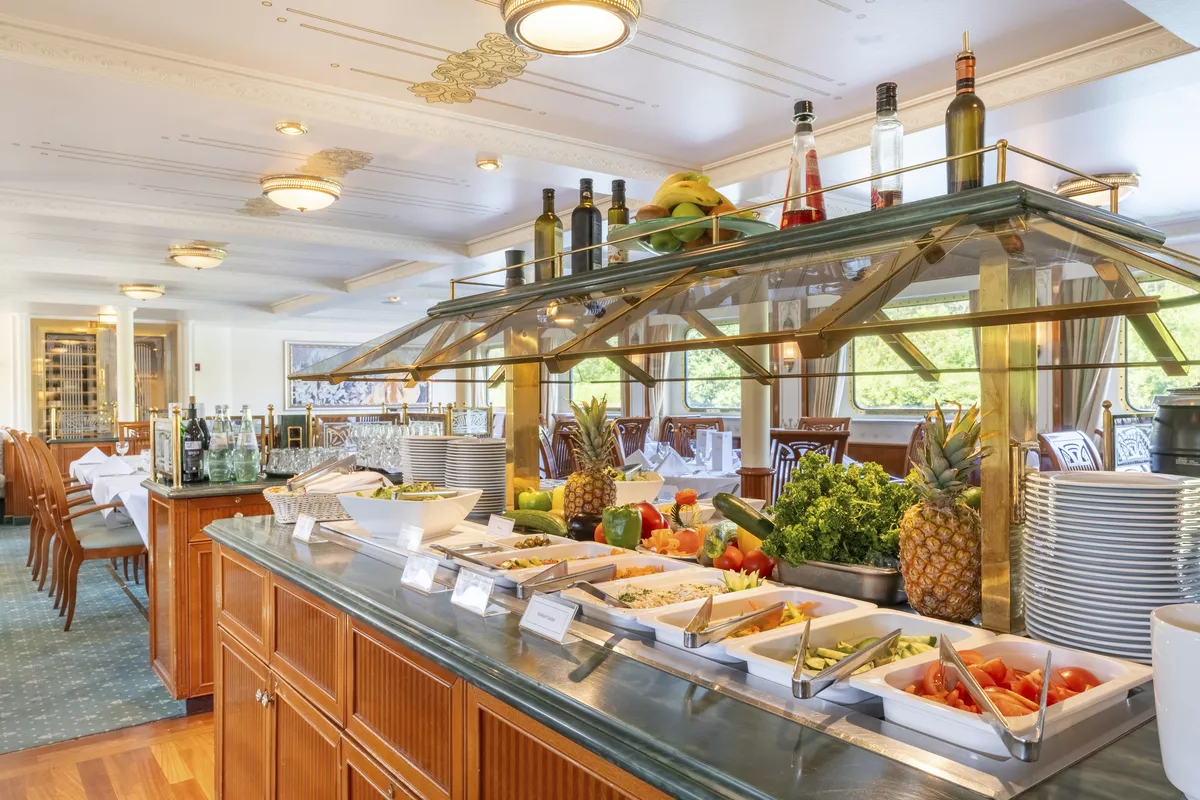 Buffet im Restaurant