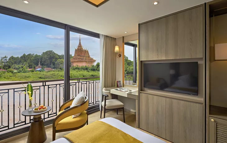 1-Bett Suite Hauptdeck, franz. Balkon (ca. 23 m²)