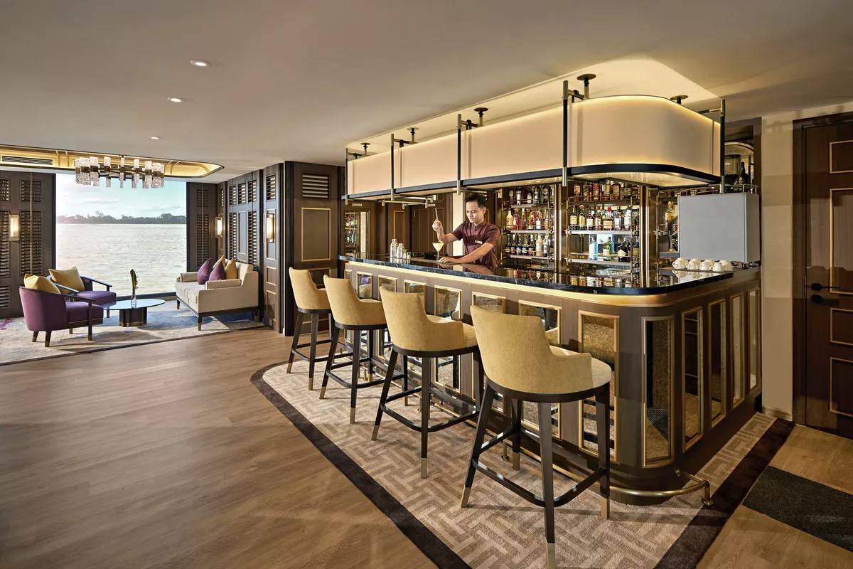 Bar in der Lounge