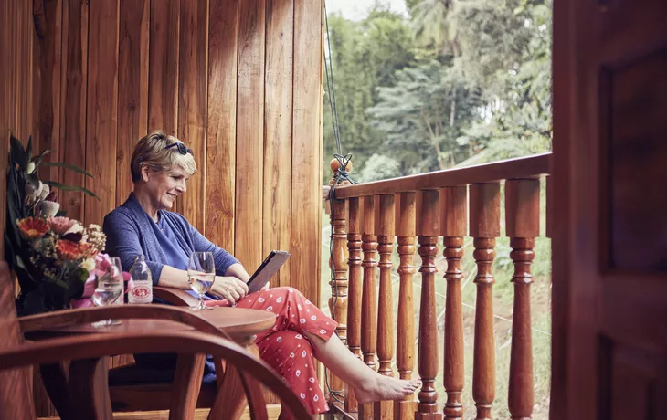 Privatbalkon, 2-Bettkabine Deluxe Oberdeck - © Ross Hillier