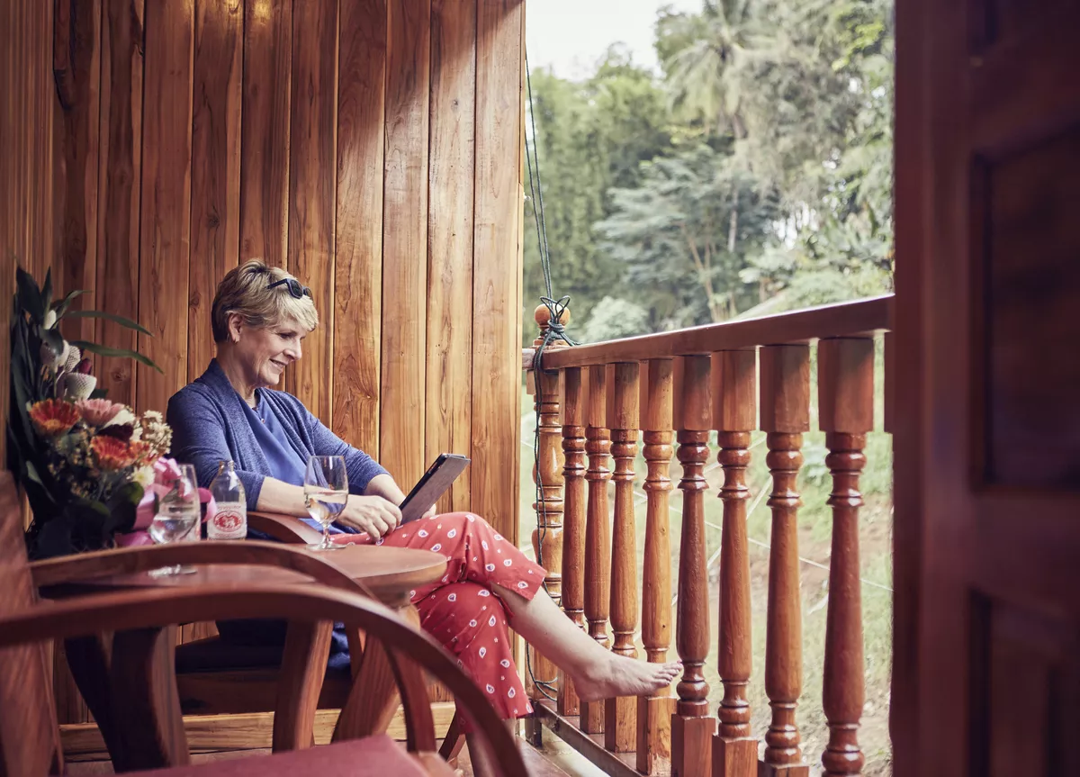 Privatbalkon, 2-Bettkabine Deluxe Oberdeck - © Ross Hillier