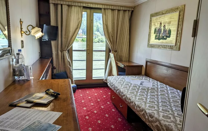 1-Bettkabine Oberdeck, franz. Balkon - SE-Tours