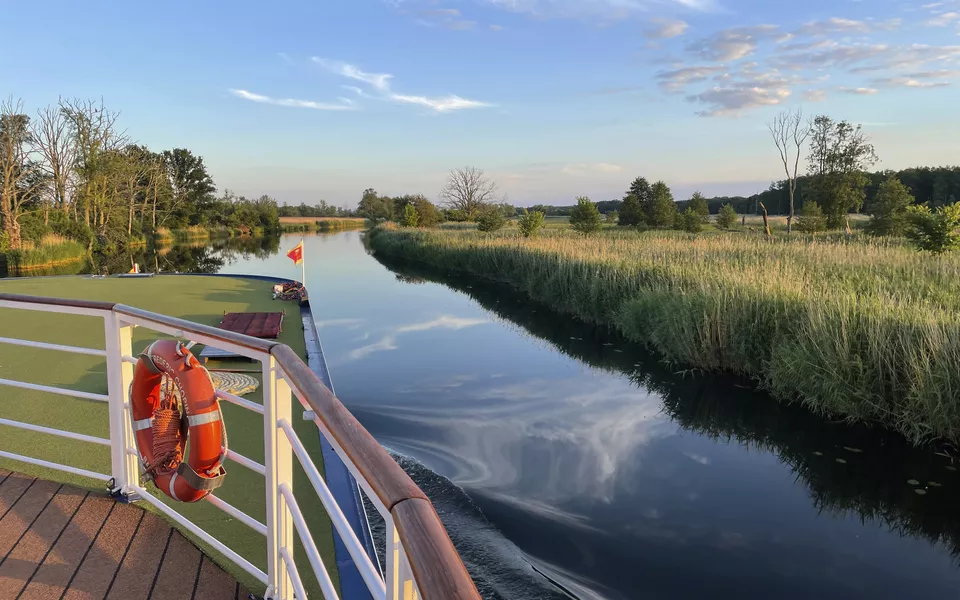 Uferlandschaft entlang der Alten Oder