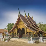 Wat Xieng Thong Tempel in Luang Prabang