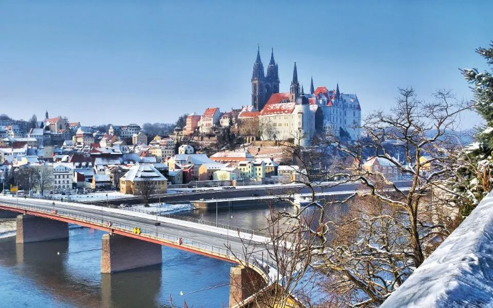 Meissen Albrechtsburg im Winter - © LianeM - Fotolia