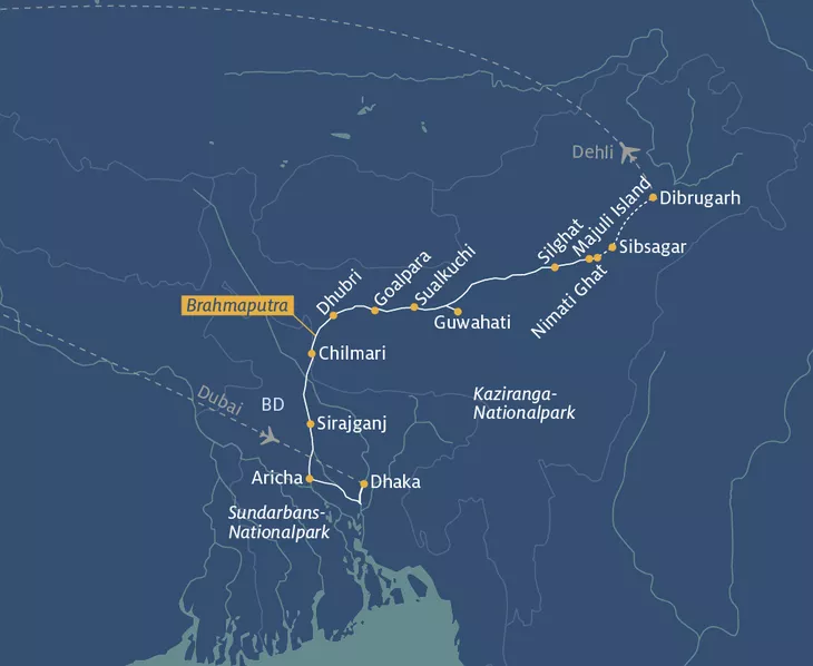 Routeplan, Dhaka-Nimati Ghat