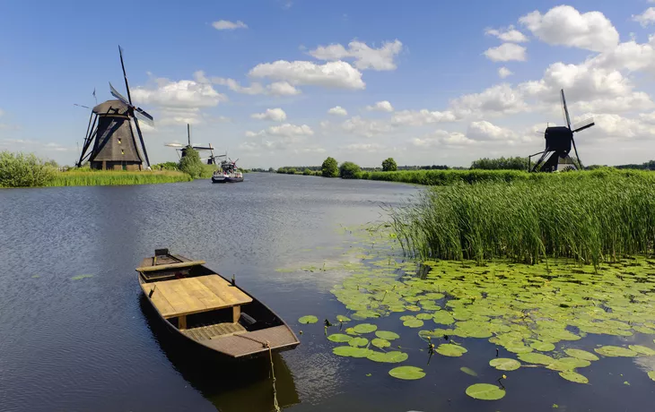 © shutterstock_78871441 - Windmühlen, Kinderdijk