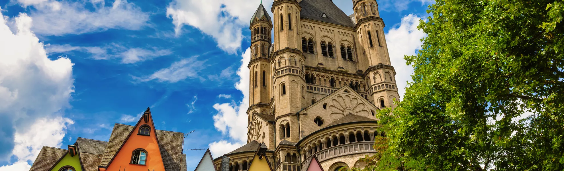 church Gross St Martin in the old town of Cologne, Germany - © Christian Müller