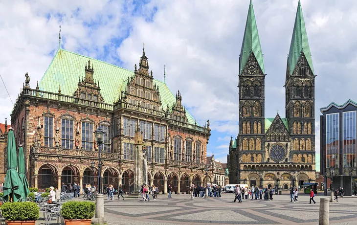 Rathaus und Dom, Bremen - © Mikhail Markovskiy - Fotolia