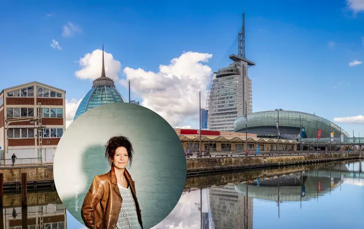 MS Thurgau Saxonia mit Autorin Gisa Klönne - Portrait Foto: Iréne Zandel, Stadt: © Wolfgang Knoll - stock.adobe.com