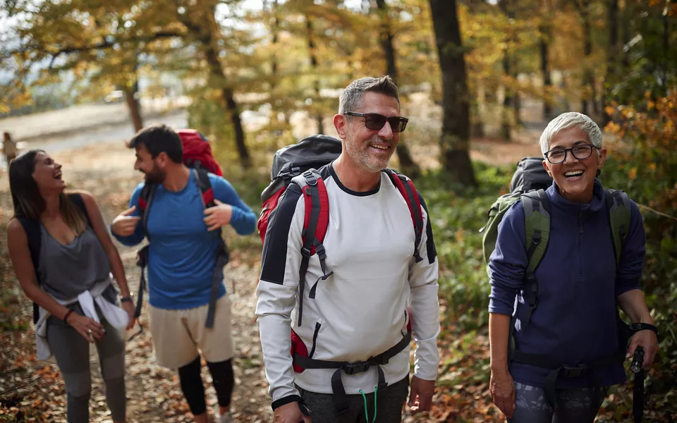 Familienzeit beim Wandern