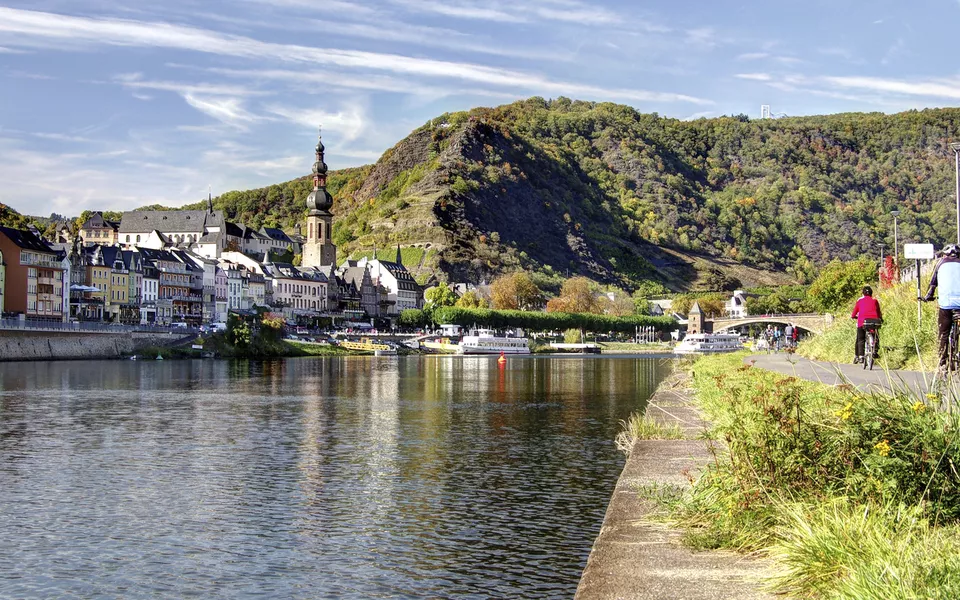 Radwandern an der Mosel bei Cochem