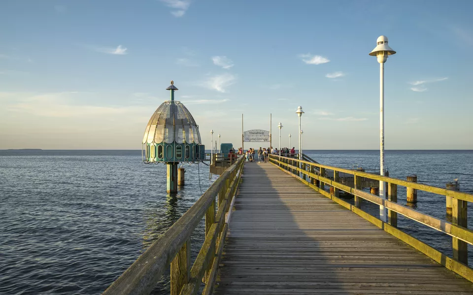 Seebrücke von Zinnowitz auf Usedom