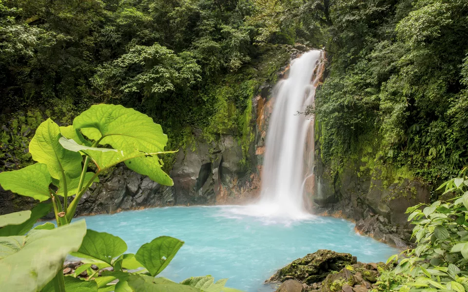 Wasserfall im Nationalpark Tenorio