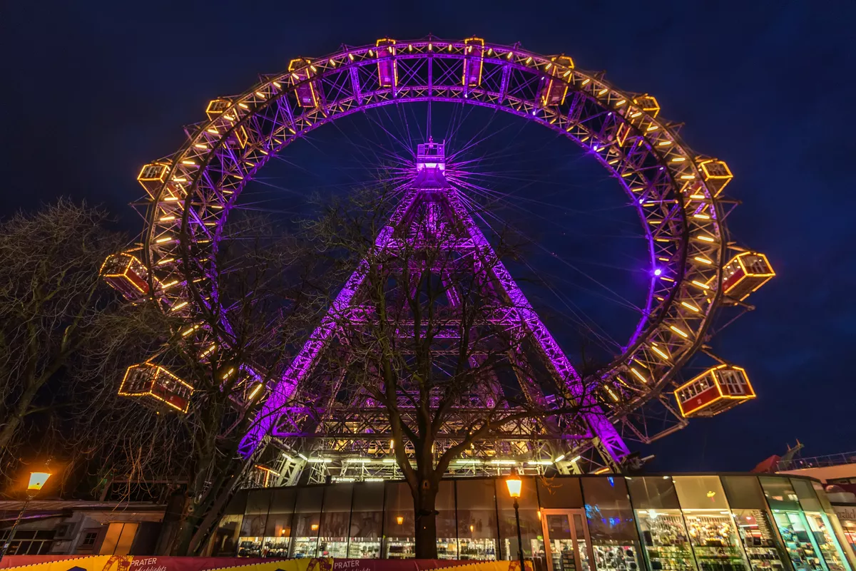 Riesenrad im Wiener Vergnügungspark Prater  - © krugli - stock.adobe.com