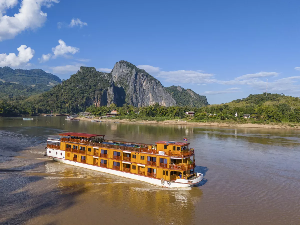 RV Mekong Star auf dem Mekong - Holger Leue