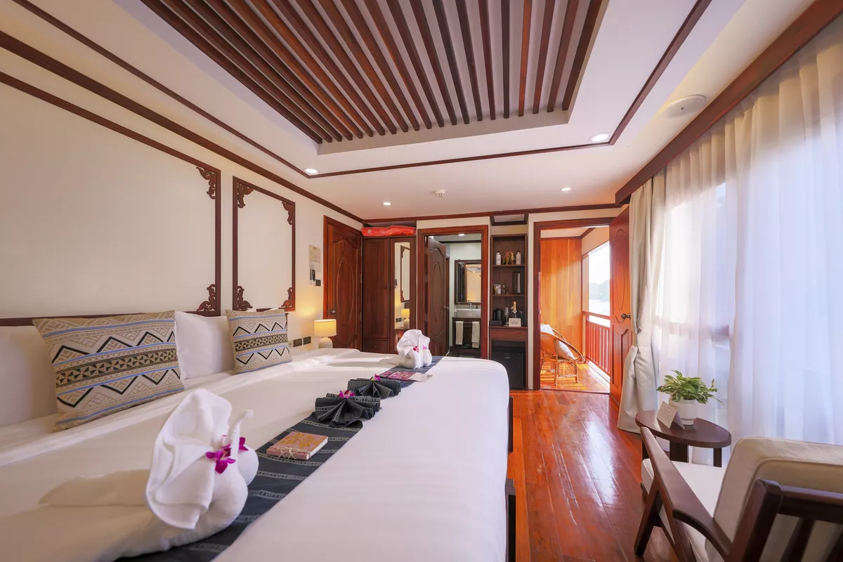 Deluxe-Kabine, Hauptdeck, Privatbalkon (ca. 21 m²) - © Holger Leue / www.leue-photo.com
