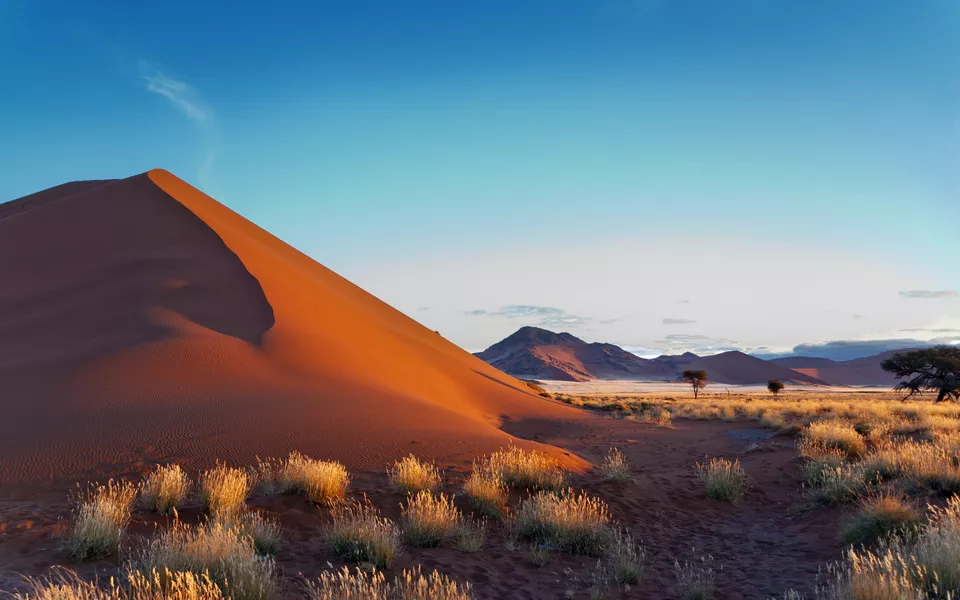 Sossusvlei-Düne in der Namib-Wüste, Namibia