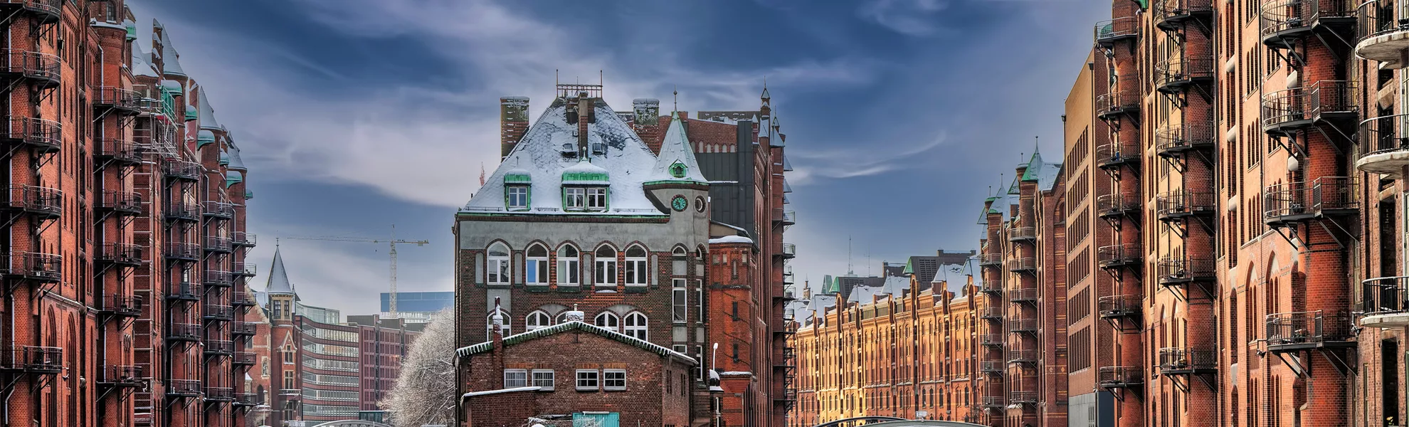 Speicherstadt Hamburg im Winter - © Blickfang - stock.adobe.com