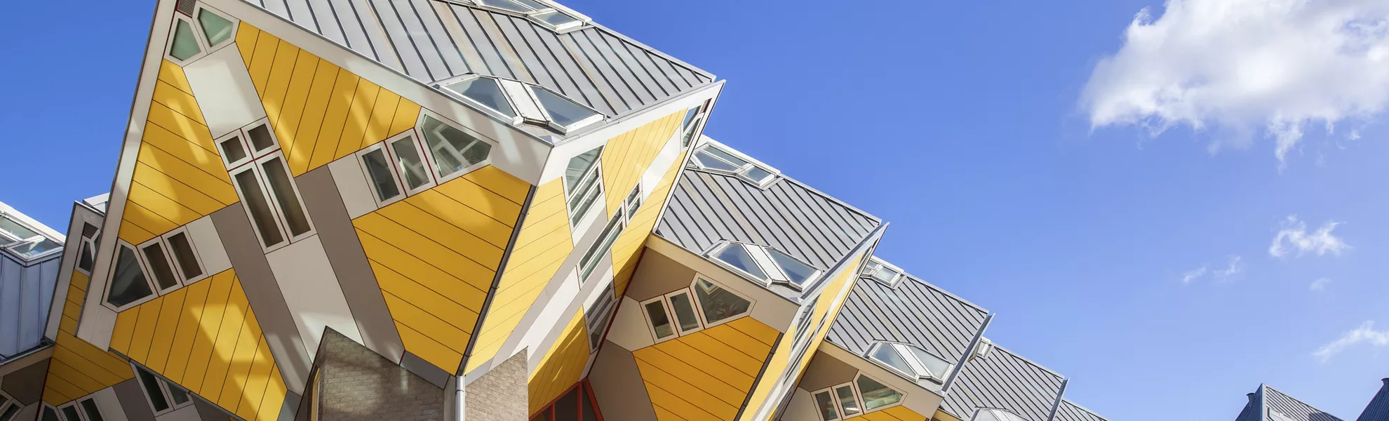 Gelbe Kubushäuser, Rotterdam - © Copyright: Peter de Kievith peter@fotografie.dk