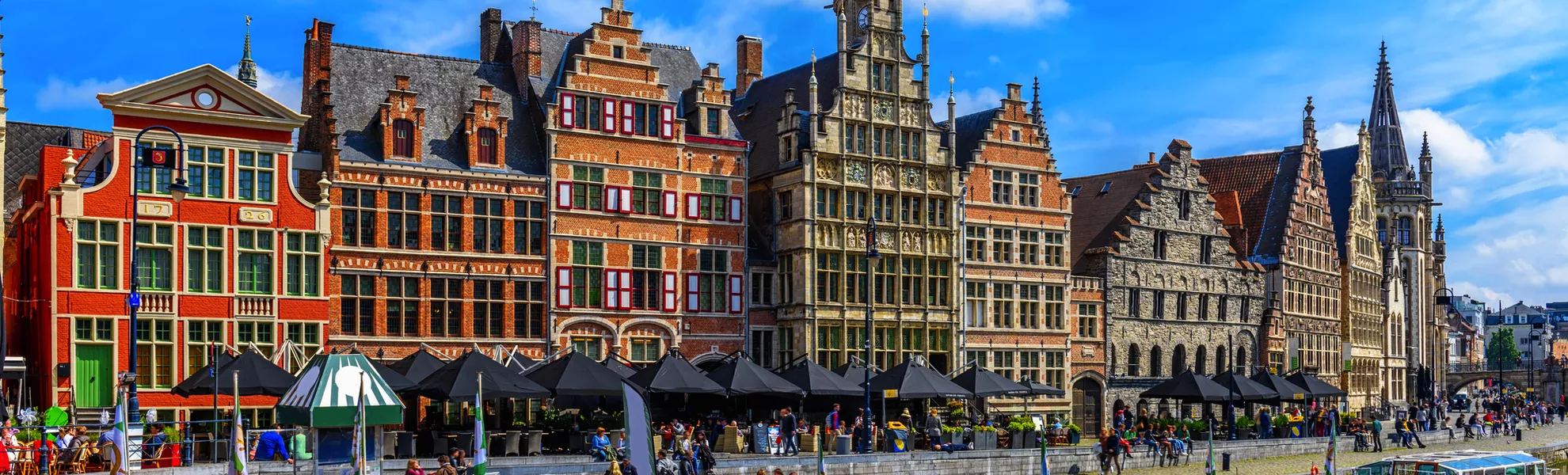 Blick auf den Graslei-Kai und den Fluss Leie im historischen Stadtzentrum von Gent - © Ekaterina Belova - stock.adobe.com