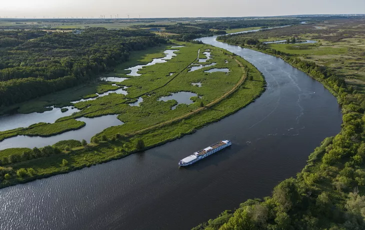 MS Thurgau Saxonia auf der Alten Oder