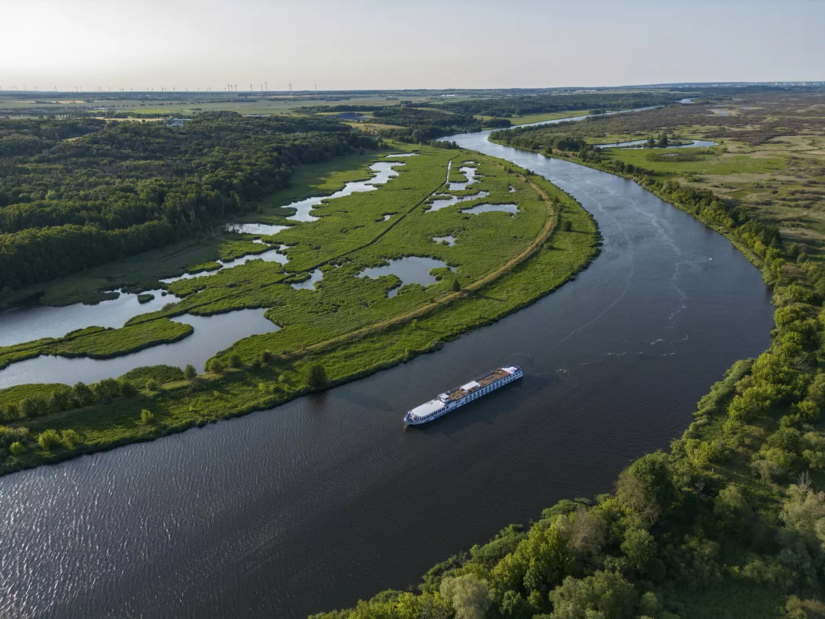 MS Thurgau Saxonia auf der Alten Oder