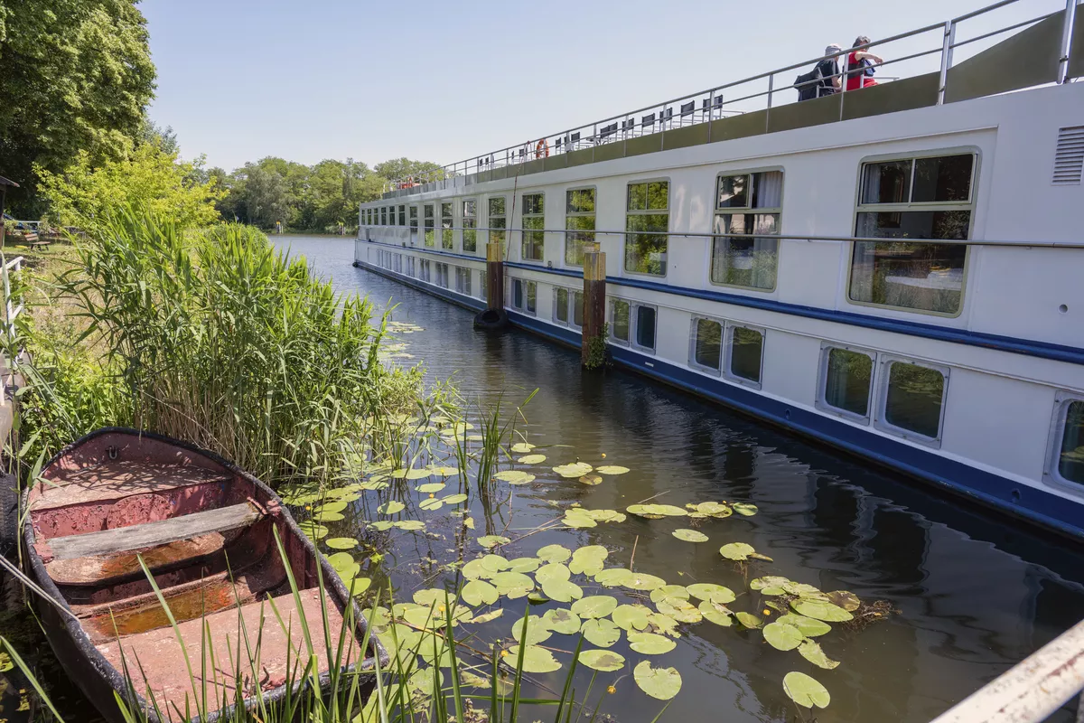 MS Thurgau Saxonia auf der Alten Oder