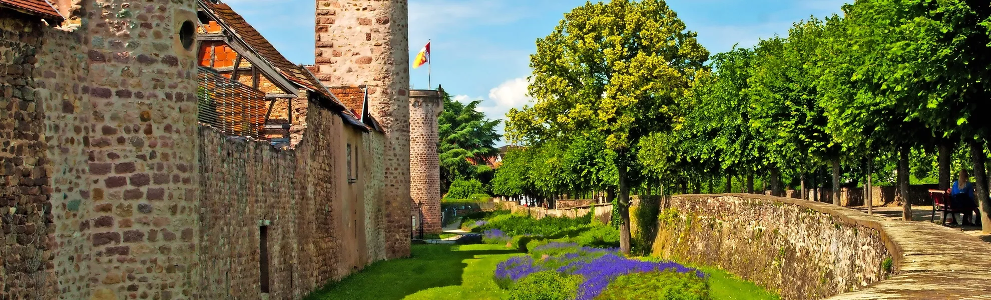 Burg in Obernai, Frankreich - © hjschneider - stock.adobe.com