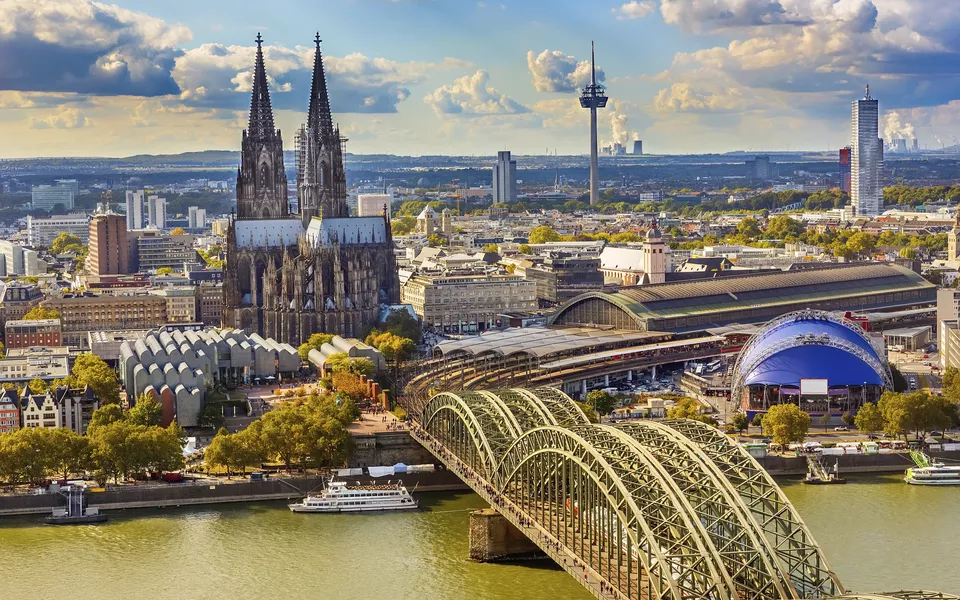 Panorama mit Dom, Köln