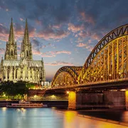 Köln Dom am Rhein