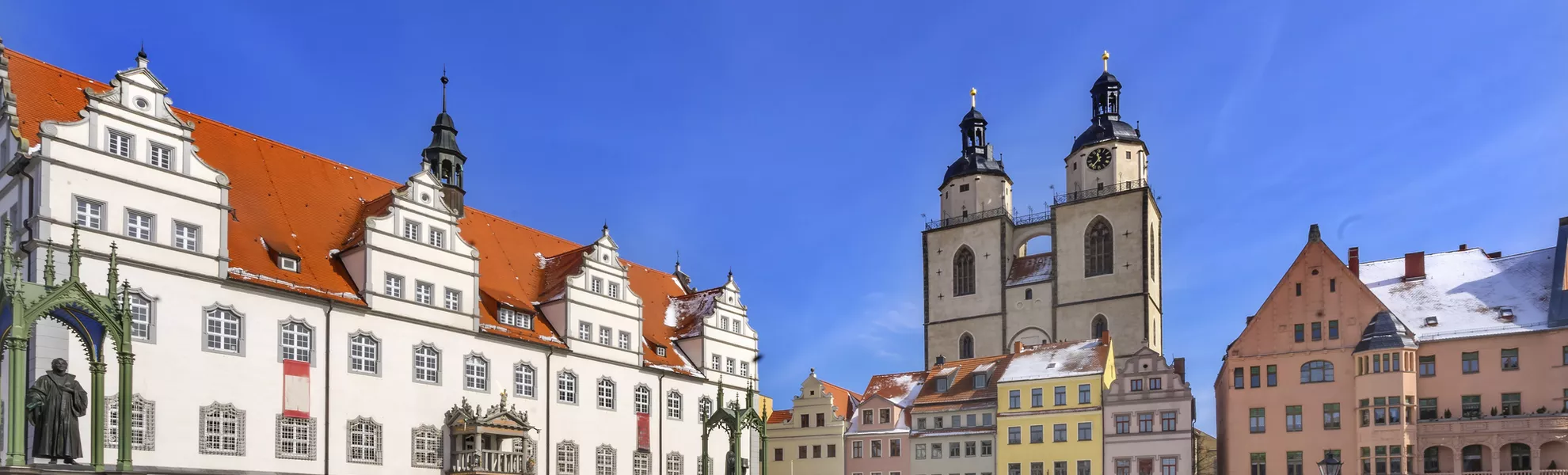 Marktplatz mit Martin Luther Monument, Wittenberg - © Â© William Perry 2018
Northwest Trade Photos, 4330 157th PL SE, Bellevue, WA 425-957-4593, nwtradephotos@yahoo.com