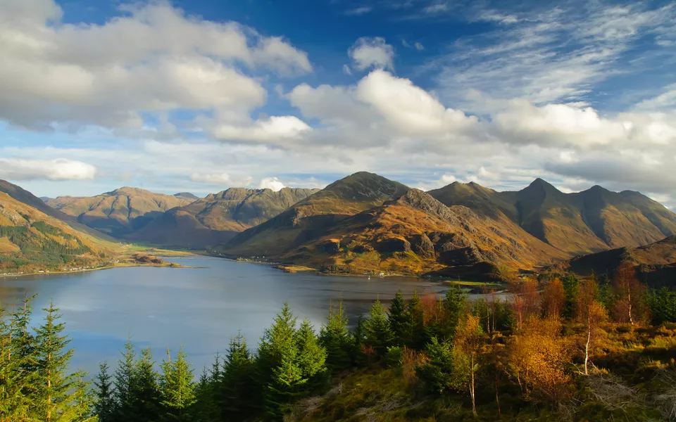 Landschaft der schottischen Highlands