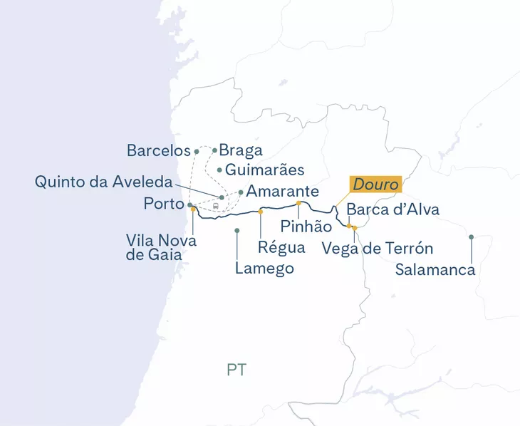 Route mit Vorprogramm Porto