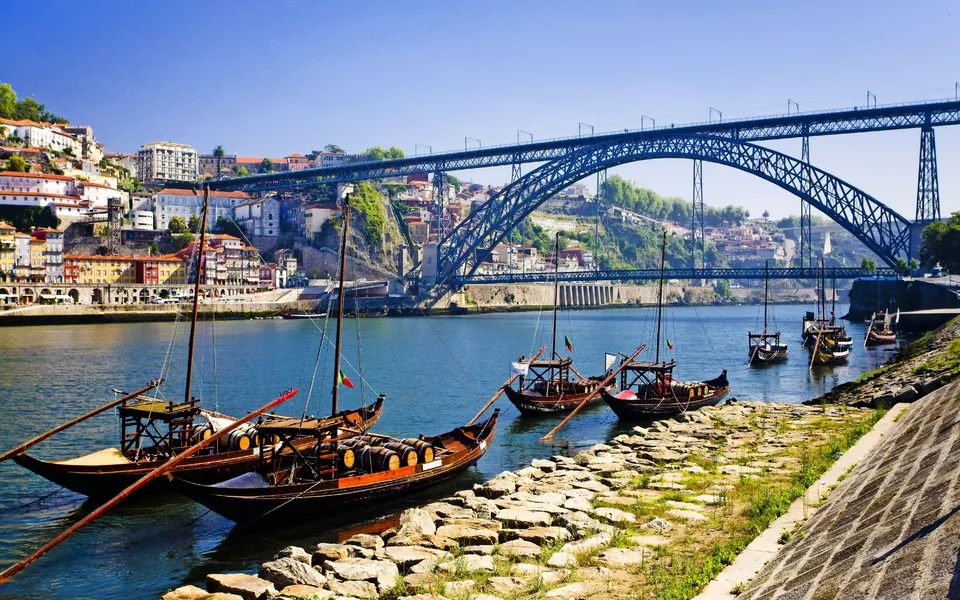 Brücke Dom Luis I in Porto