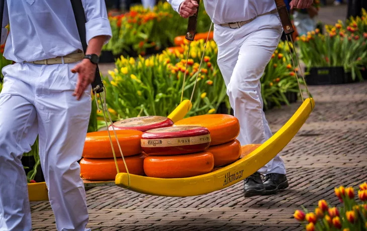 © Denis Feldmann - stock.adobe.com - Käsemarkt in Alkmaar