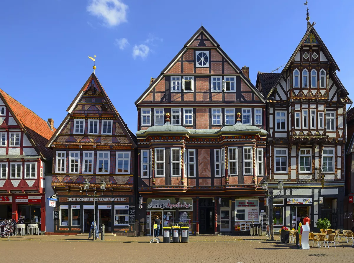 Historische Fachwerkhäuser in der Altstadt von Celle - ©Pecold - stock.adobe.com