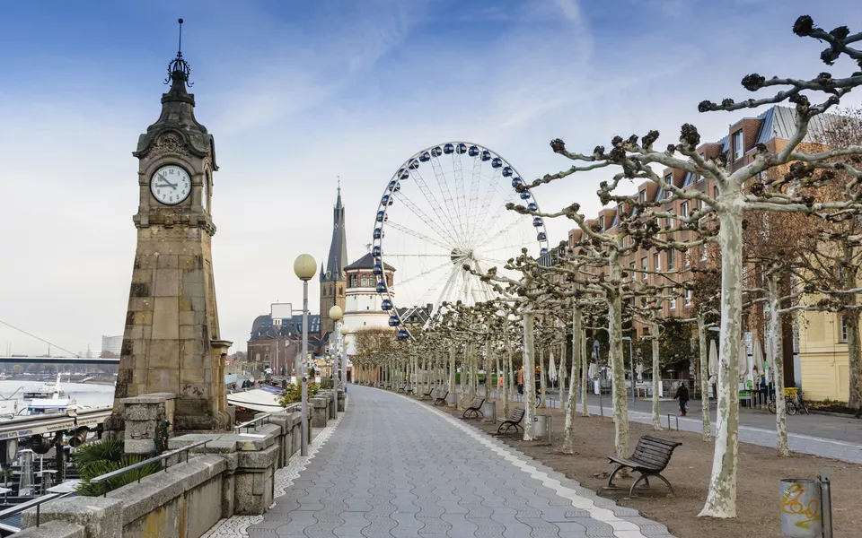 Düsseldorf im Winter