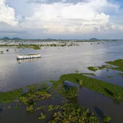 RV Mekong Discovery auf dem Tonle Sap See