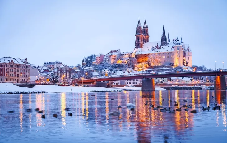 © Daniel Bahrmann - stock.adobe.com - Meißen an der Elbe im Winter