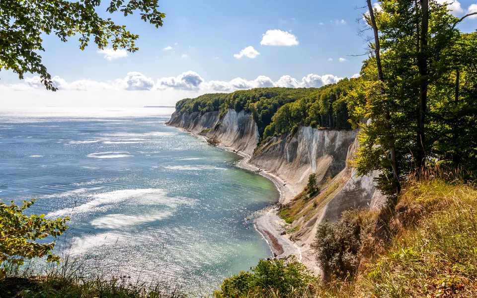 Kreidefelsen auf der Insel Rügen