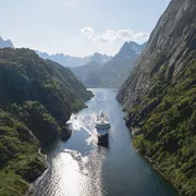 Havila im Fjord