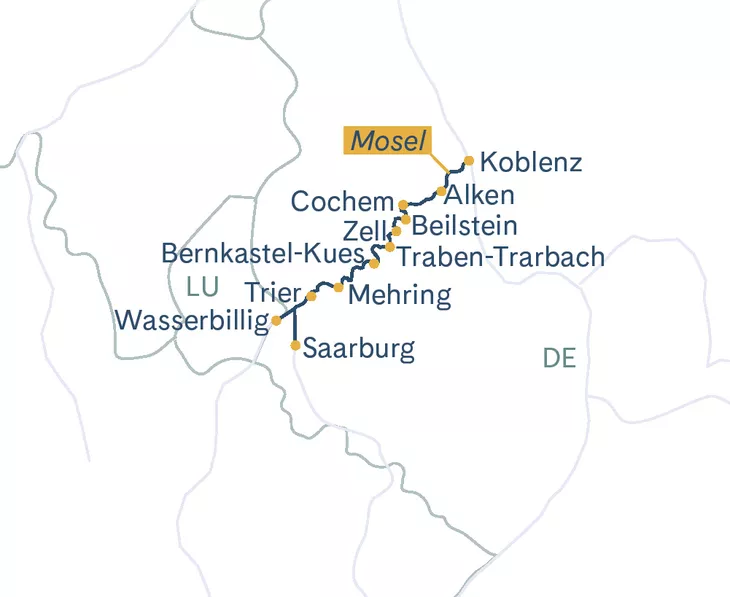 MS Olympia Routenplan