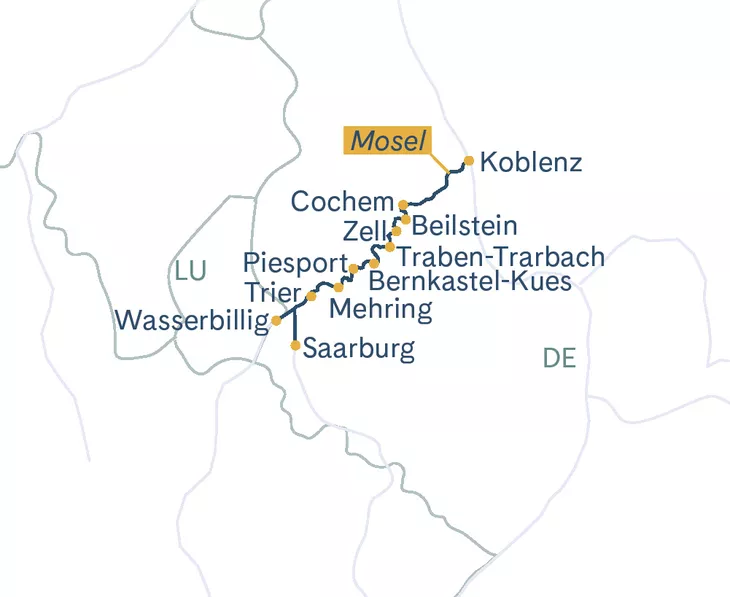 MS Olympia Routenplan