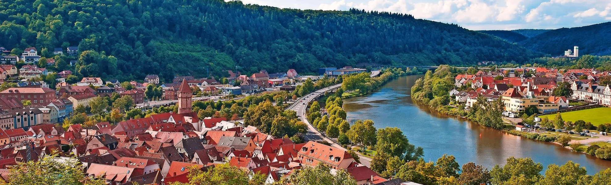 Blick auf die Altstadt von Wertheim am Main - © mojolo - Fotolia
