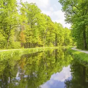 Radweg am historischen Ludwigskanal