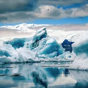 Gletscherlagune Jökulsárlón im Nationalpark Vatnajökull 