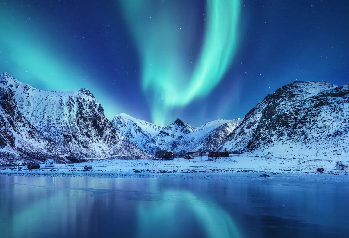 Nordlichter über den Lofoten-Inseln - © biletskiyevgeniy.com - stock.adobe.com
