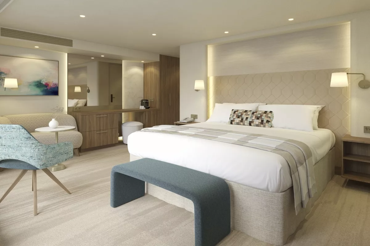 Azzurra Suite Oberdeck (ca. 24 m²), franz. Balkon - ©