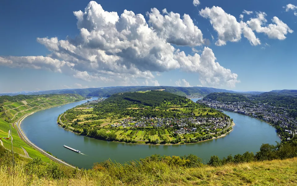 Die grösste Rheinschleife